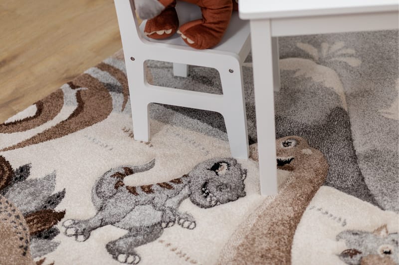 Atlas Jurassic Wiltonmatta 120x170 cm - Grå/Natur - Textilier & mattor - Mattor - Modern matta - Friezemattor