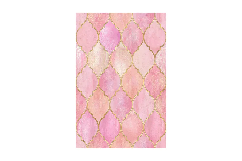 Bedriye Matta 100x200 cm - Flerfärgad - Textilier & mattor - Mattor - Modern matta - Friezemattor