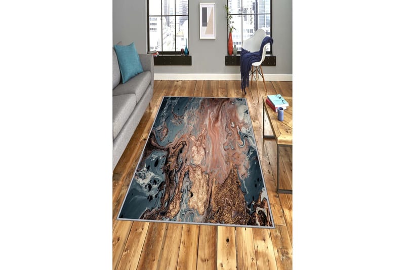 Bedriye Matta 140x220 cm - Flerfärgad - Textilier & mattor - Mattor - Modern matta - Friezemattor