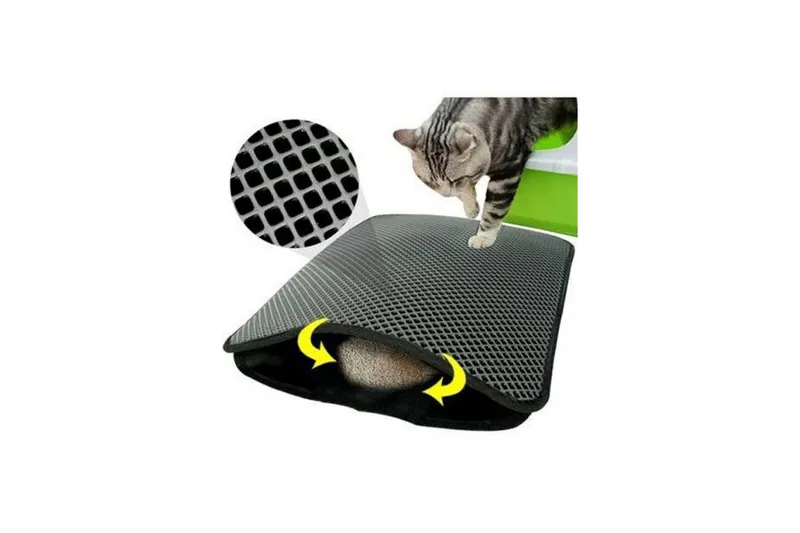 Chilai Kattsandsmatta 45x60 cm - Multifärgad - Textilier & mattor - Mattor - Modern matta - Friezemattor