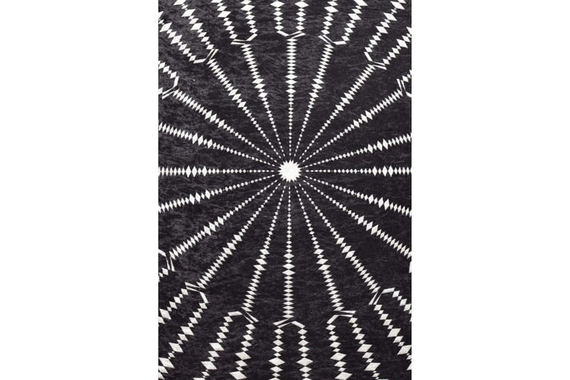 Chilai Matta 140 cm Rund - Svart/Vit - Textilier & mattor - Mattor - Modern matta - Friezemattor