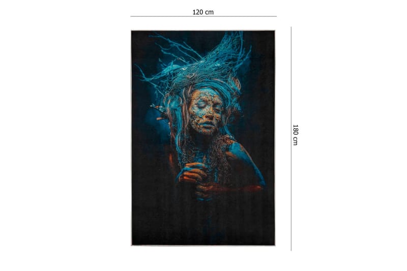 Colossus Matta 120x180 cm - Flerfärgad - Textilier & mattor - Mattor - Modern matta - Friezemattor