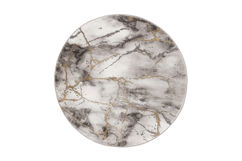 Craft Concrete Guld Rund 200 cm - Textilier & mattor - Mattor - Modern matta - Friezemattor