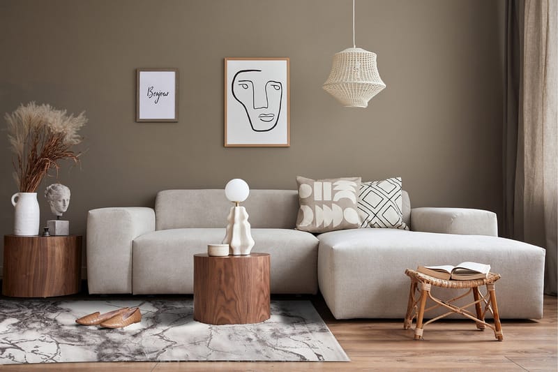 Craft Concrete Matta 200x290 - Silver - Textilier & mattor - Mattor - Modern matta - Friezemattor