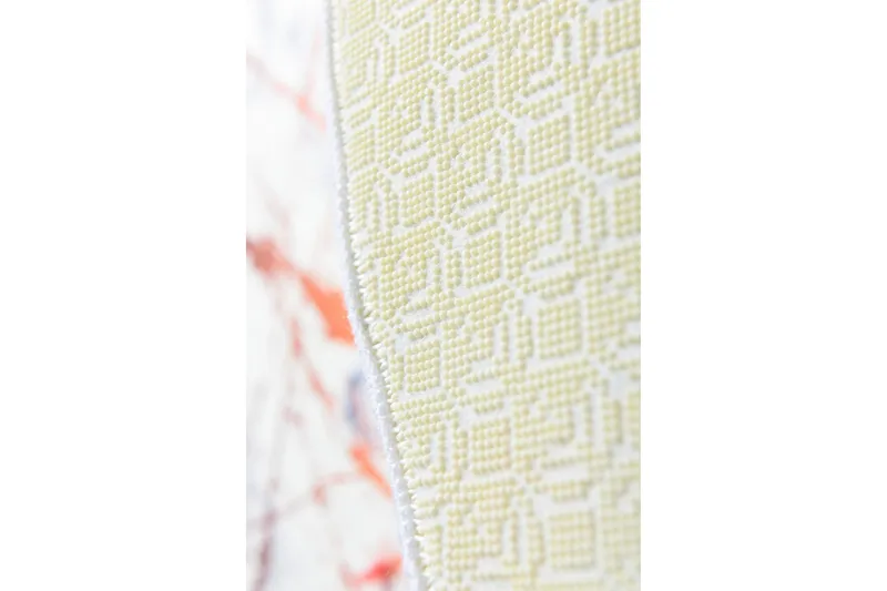 Distira Matta Rund 140 cm - Flerfärgad/Sammet - Textilier & mattor - Mattor - Modern matta - Friezemattor