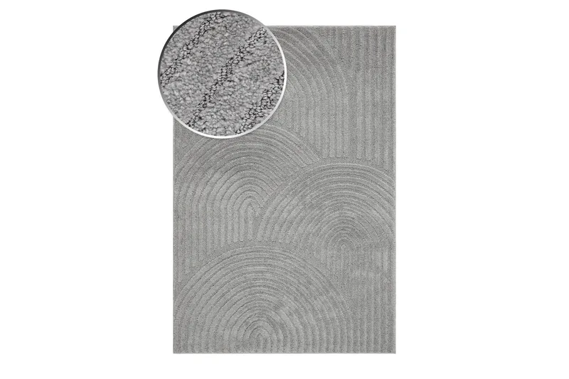 Doriane Zen Wiltonmatta 120x170 cm - Grå - Textilier & mattor - Mattor - Modern matta - Friezemattor