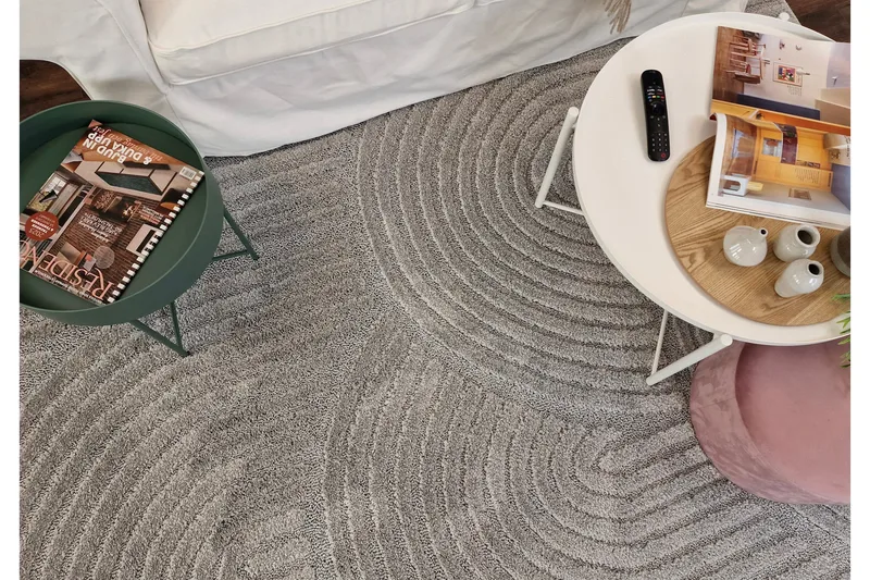 Doriane Zen Wiltonmatta 120x170 cm - Grå - Textilier & mattor - Mattor - Modern matta - Friezemattor