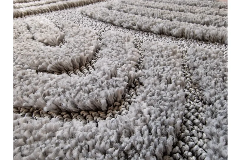 Doriane Zen Wiltonmatta 120x170 cm - Grå - Textilier & mattor - Mattor - Modern matta - Friezemattor