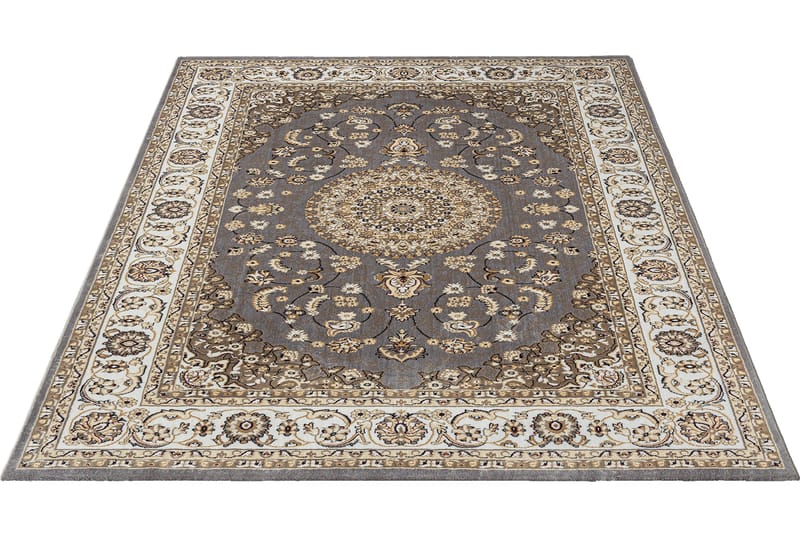 Dubai Medallion Wiltonmatta 240x340 cm - Grå - Textilier & mattor - Mattor - Modern matta - Friezemattor