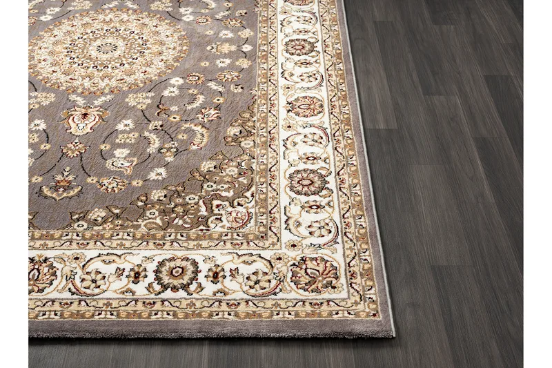 Dubai Medallion Wiltonmatta 80x200 cm - Grå - Textilier & mattor - Mattor - Modern matta - Friezemattor