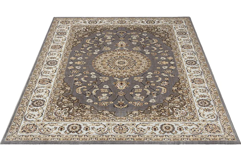 Dubai Medallion Wiltonmatta 80x200 cm - Grå - Textilier & mattor - Mattor - Modern matta - Friezemattor
