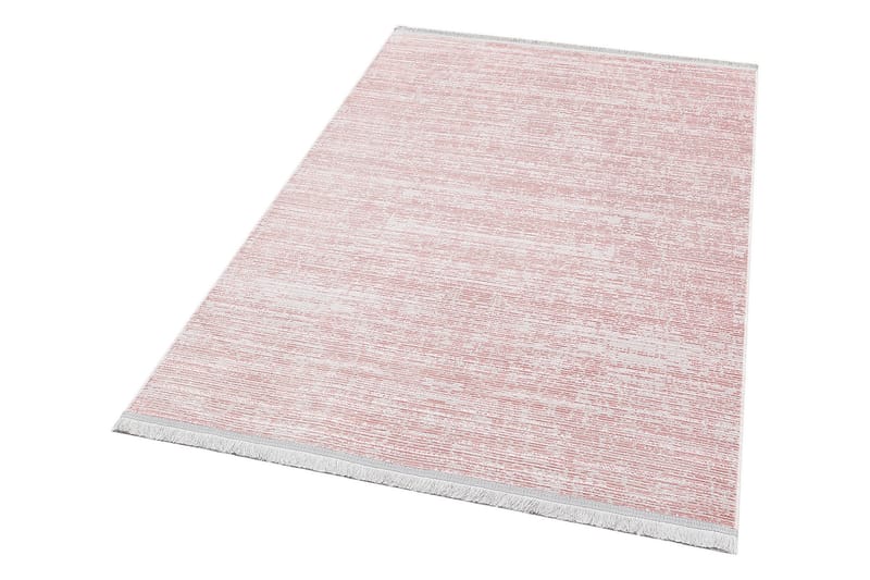 EKO HALI Matta 160x230 cm Rosa/Vit - Textilier & mattor - Mattor - Modern matta - Friezemattor