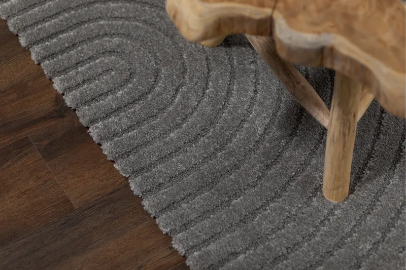 Genova Zen Wiltonmatta 160x230 cm - Grå - Textilier & mattor - Mattor - Modern matta - Friezemattor