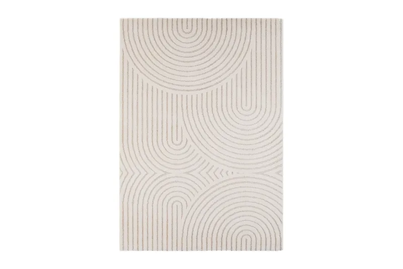 Genova Zen Wiltonmatta 160x230 cm - Vit - Textilier & mattor - Mattor - Modern matta - Friezemattor