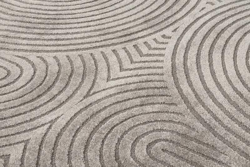 Genova Zen Wiltonmatta 240x340 cm - Grå - Textilier & mattor - Mattor - Modern matta - Friezemattor