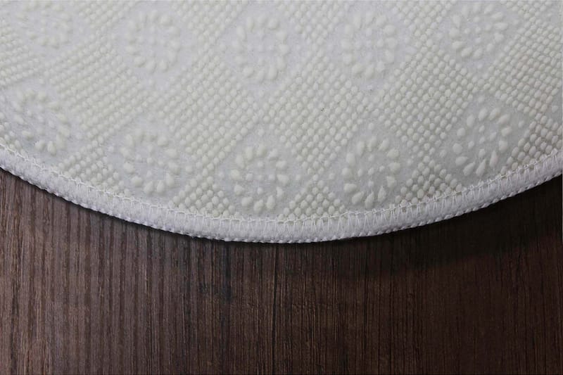 Homefesto Matta 100 cm Rund - Multifärgad - Textilier & mattor - Mattor - Modern matta - Friezemattor