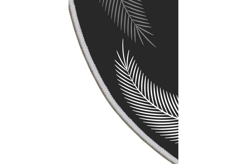 Homefesto Matta 100 cm Rund - Multifärgad - Textilier & mattor - Mattor - Modern matta - Friezemattor