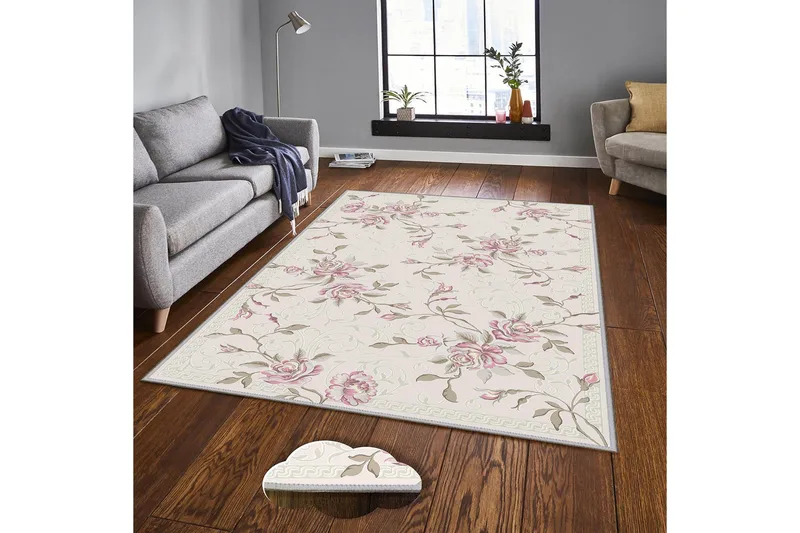 Homefesto Matta 100x150 cm - Multifärgad - Textilier & mattor - Mattor - Modern matta - Friezemattor