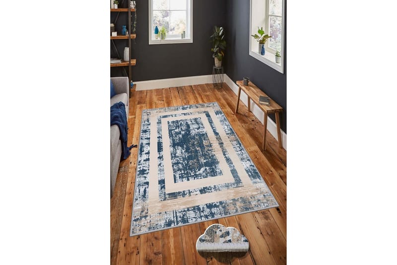 Homefesto Matta 100x200 cm - Multifärgad - Textilier & mattor - Mattor - Modern matta - Friezemattor