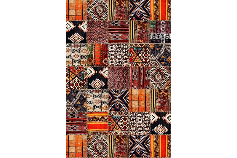 Homefesto Matta 100x200 cm - Multifärgad - Textilier & mattor - Mattor - Modern matta - Friezemattor