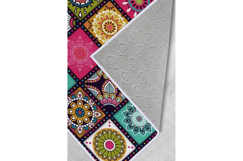 Homefesto Matta 100x300 cm - Multifärgad - Textilier & mattor - Mattor - Modern matta - Friezemattor