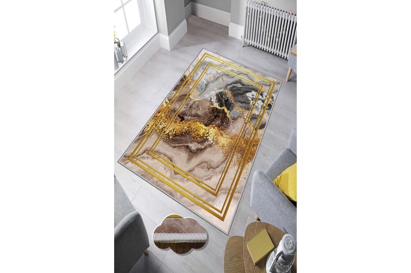 Homefesto Matta 100x300 cm - Multifärgad - Textilier & mattor - Mattor - Modern matta - Friezemattor