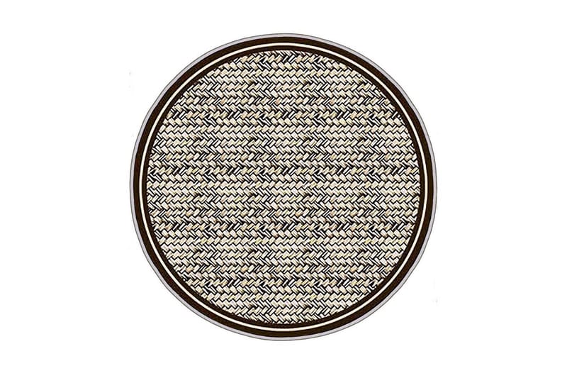 Homefesto Matta 110 cm Rund, Multifärgad