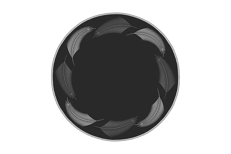 Homefesto Matta 110 cm Rund, Multifärgad