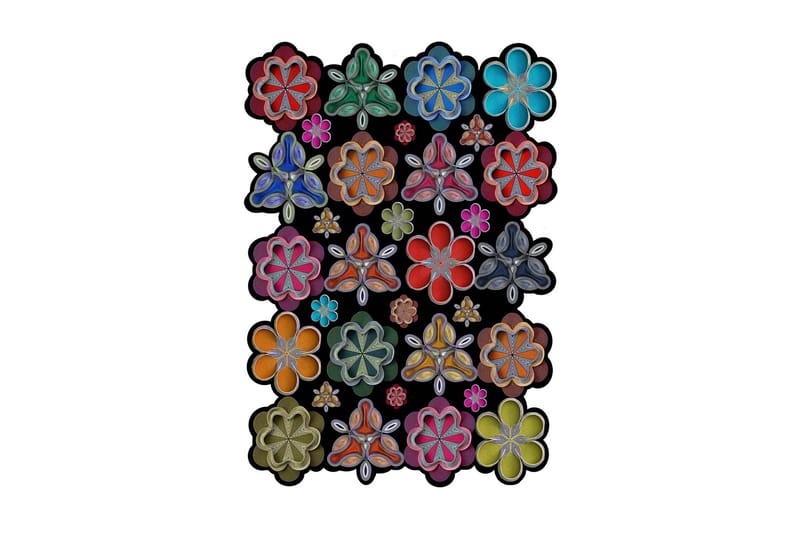 Homefesto Matta 120x180 cm, Multifärgad