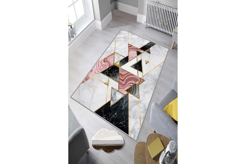 Homefesto Matta 120x180 cm - Multifärgad - Textilier & mattor - Mattor - Modern matta - Friezemattor