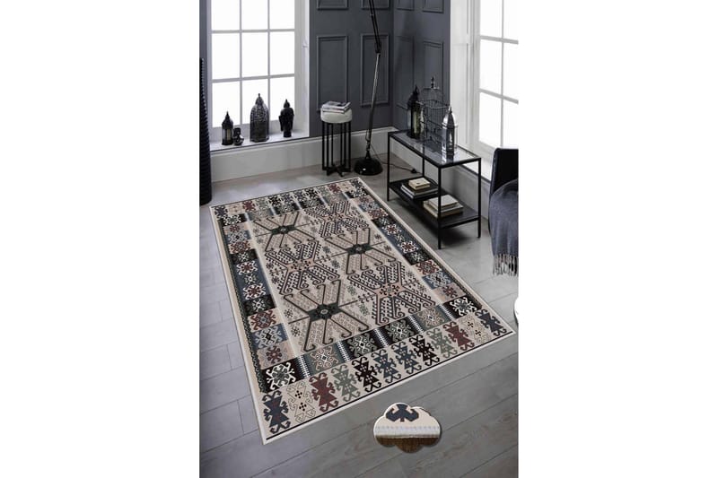 Homefesto Matta 140x220 cm - Multifärgad - Textilier & mattor - Mattor - Modern matta - Friezemattor