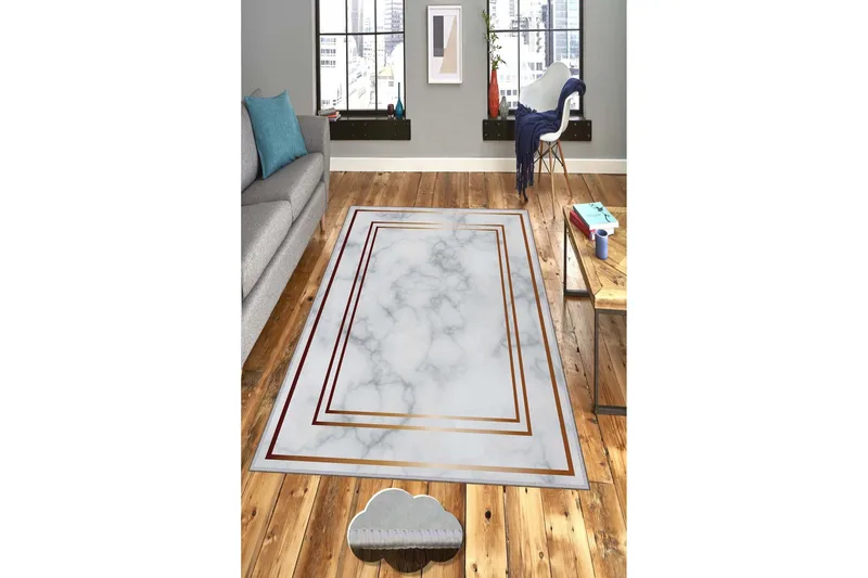 Homefesto Matta 140x220 cm - Multifärgad - Textilier & mattor - Mattor - Modern matta - Friezemattor