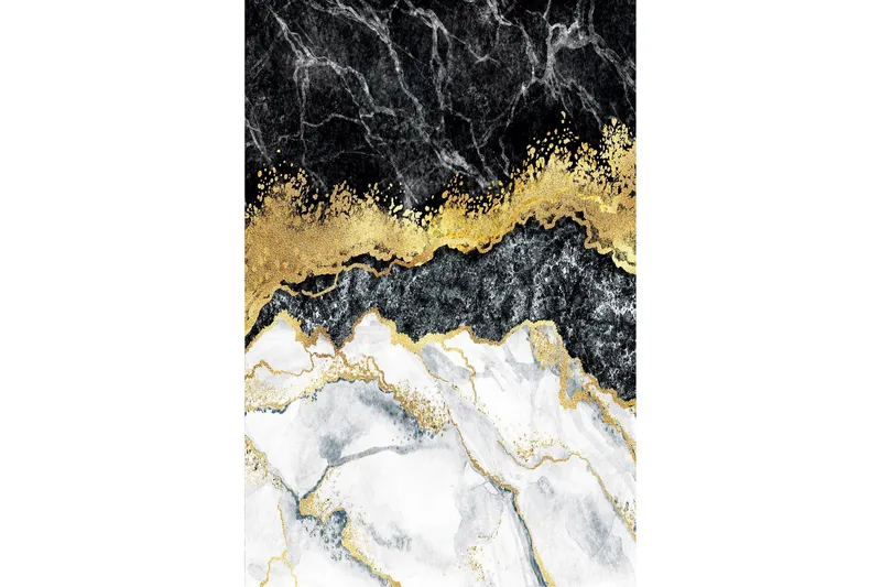 Homefesto Matta 140x220 cm - Multifärgad - Textilier & mattor - Mattor - Modern matta - Friezemattor