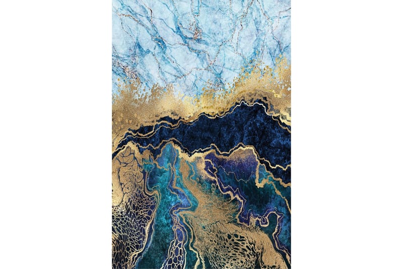 Homefesto Matta 140x220 cm - Multifärgad - Textilier & mattor - Mattor - Modern matta - Friezemattor