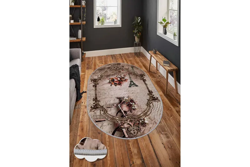 Homefesto Matta 140x220 cm - Multifärgad - Textilier & mattor - Mattor - Modern matta - Friezemattor