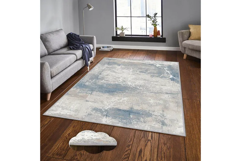 Homefesto Matta 140x220 cm - Multifärgad - Textilier & mattor - Mattor - Modern matta - Friezemattor