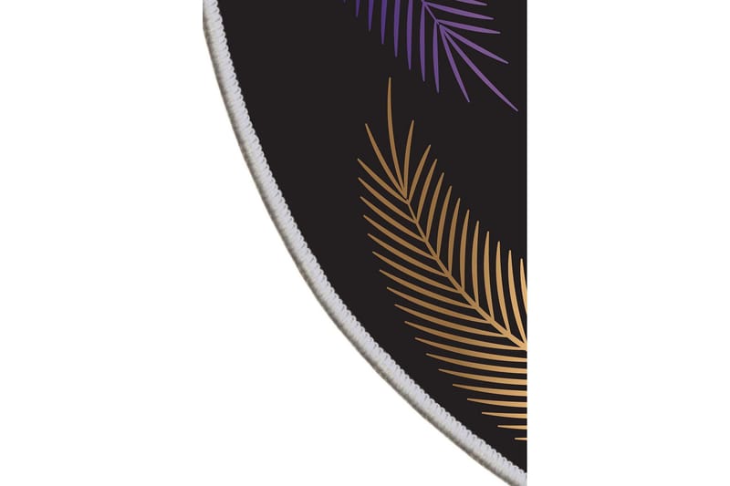 Homefesto Matta 150 cm Rund - Multifärgad - Textilier & mattor - Mattor - Modern matta - Friezemattor