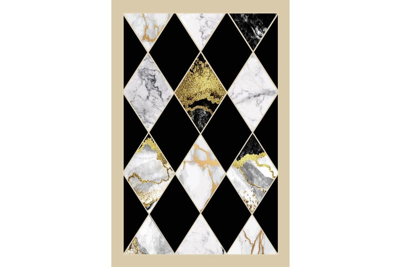 Homefesto Matta 160x230 cm - Multifärgad - Textilier & mattor - Mattor - Modern matta - Friezemattor