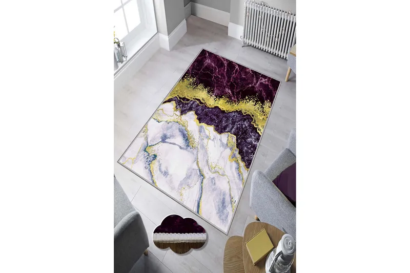 Homefesto Matta 160x230 cm - Multifärgad - Textilier & mattor - Mattor - Modern matta - Friezemattor