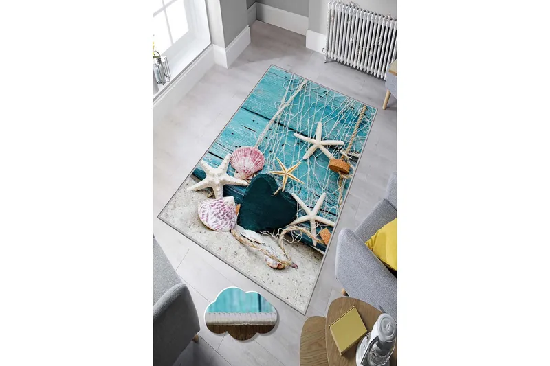 Homefesto Matta 50x80 cm - Multifärgad - Textilier & mattor - Mattor - Modern matta - Friezemattor