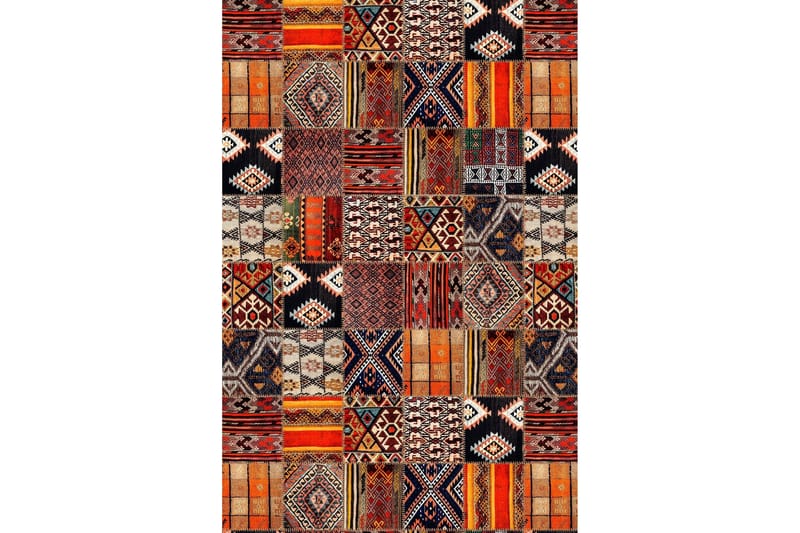 Homefesto Matta 50x80 cm - Multifärgad - Textilier & mattor - Mattor - Modern matta - Friezemattor