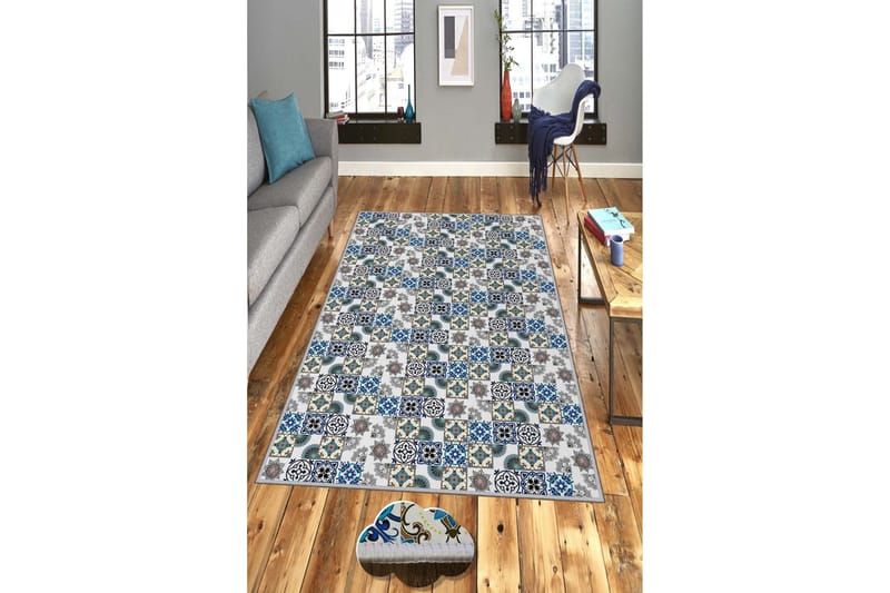 Homefesto Matta 50x80 cm - Multifärgad - Textilier & mattor - Mattor - Modern matta - Friezemattor