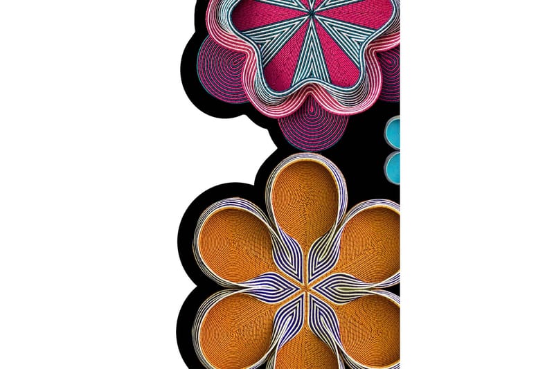 Homefesto Matta 50x80 cm - Multifärgad - Textilier & mattor - Mattor - Modern matta - Friezemattor