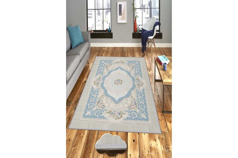 Homefesto Matta 50x80 cm - Multifärgad - Textilier & mattor - Mattor - Modern matta - Friezemattor