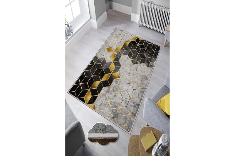 Homefesto Matta 60x100 cm - Multifärgad - Textilier & mattor - Mattor - Modern matta - Friezemattor