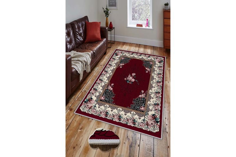 Homefesto Matta 60x100 cm - Multifärgad - Textilier & mattor - Mattor - Modern matta - Friezemattor