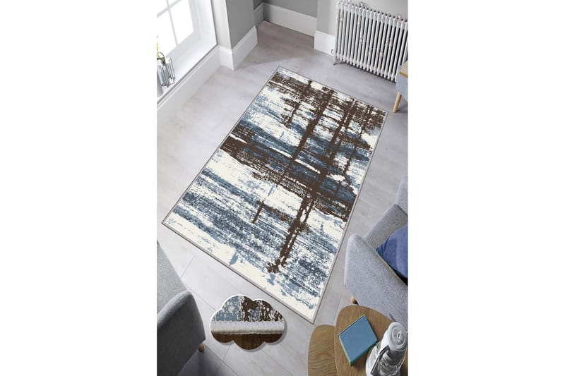 HOMEFESTO Matta 60x100 cm Multifärgad - Textilier & mattor - Mattor - Modern matta - Friezemattor