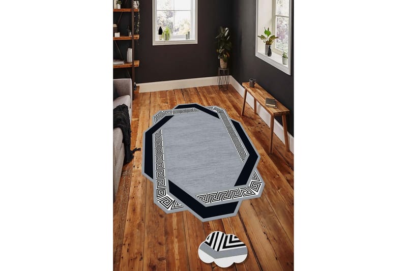 HOMEFESTO Matta 60x100 cm Multifärgad - Textilier & mattor - Mattor - Modern matta - Friezemattor