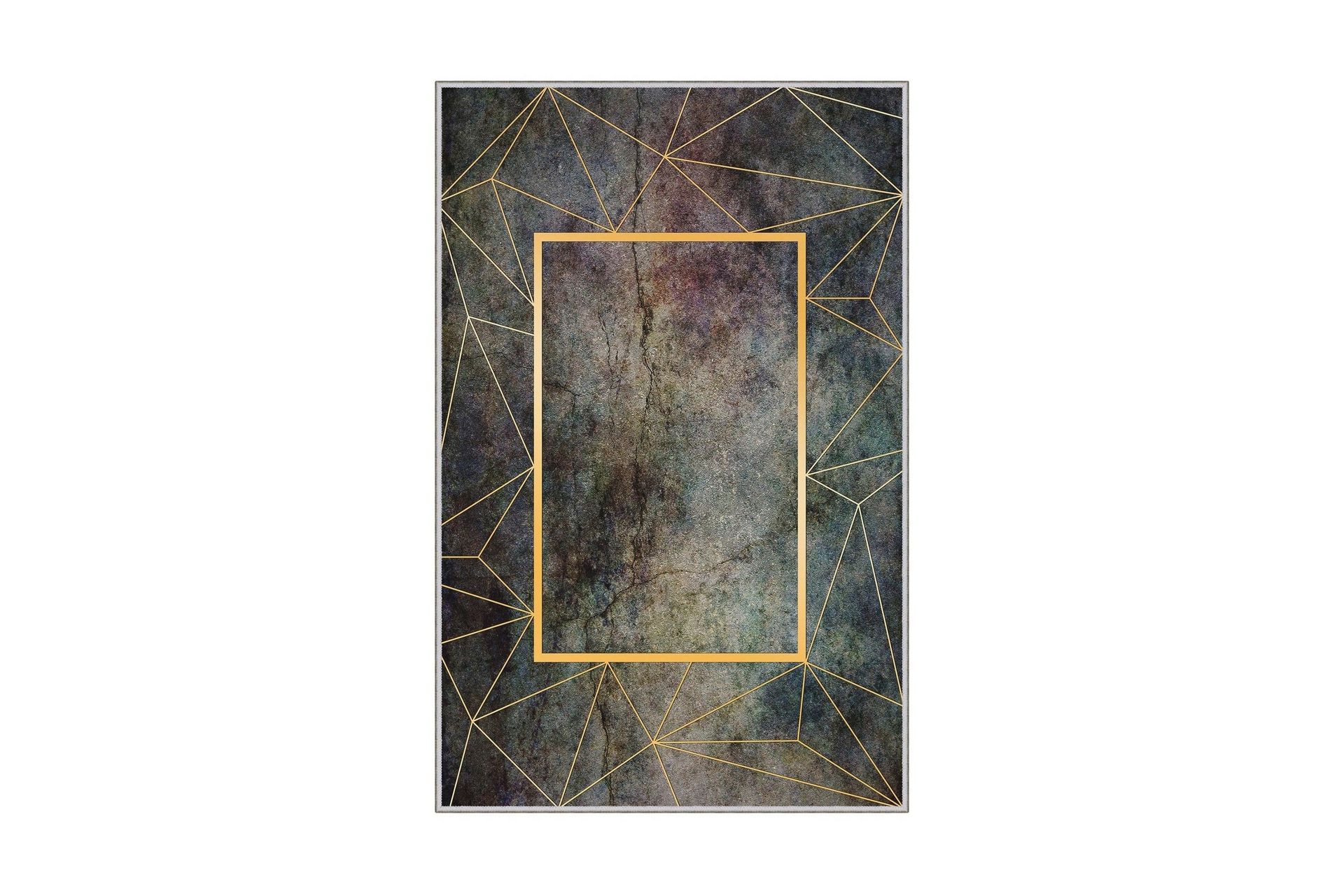 HOMEFESTO Matta 60x100 cm Multifärgad - Textilier & mattor - Mattor - Modern matta - Friezemattor