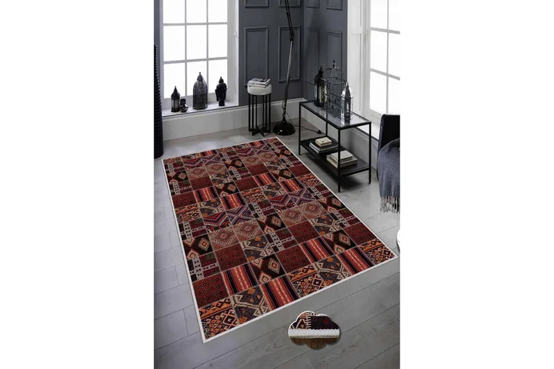 Homefesto Matta 60x100 cm - Multifärgad - Textilier & mattor - Mattor - Modern matta - Friezemattor